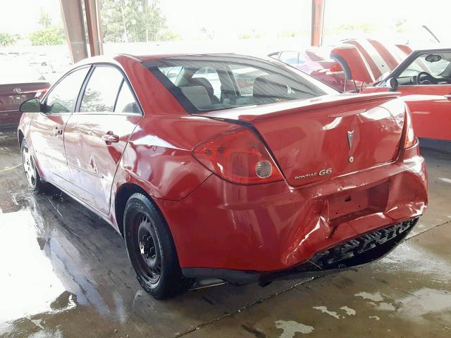 1G2ZF55B364236905 - 2006 PONTIAC G6 SE RED photo 3