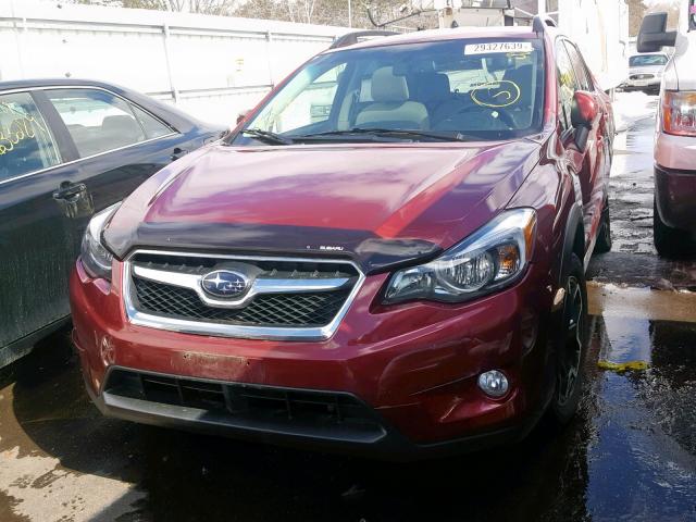 JF2GPAVC3E8252662 - 2014 SUBARU XV CROSSTR RED photo 2