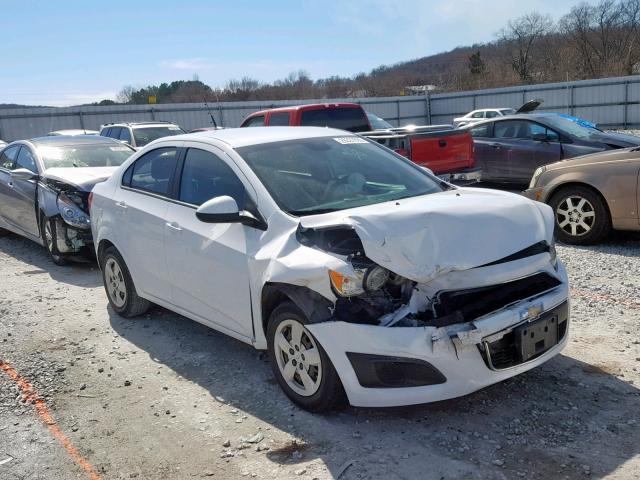 1G1JB5SH6D4251580 - 2013 CHEVROLET SONIC LS WHITE photo 1