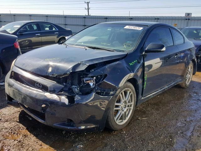 JTKDE167060096680 - 2006 TOYOTA SCION TC შავი ფოტო 2