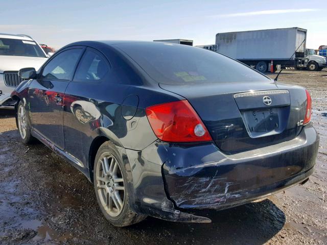 JTKDE167060096680 - 2006 TOYOTA SCION TC შავი ფოტო 3