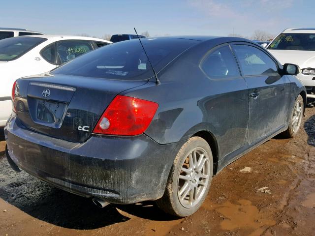 JTKDE167060096680 - 2006 TOYOTA SCION TC შავი ფოტო 4