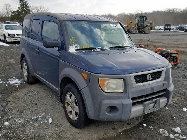 5J6YH28513L001792 - 2003 HONDA ELEMENT EX BLUE photo 1