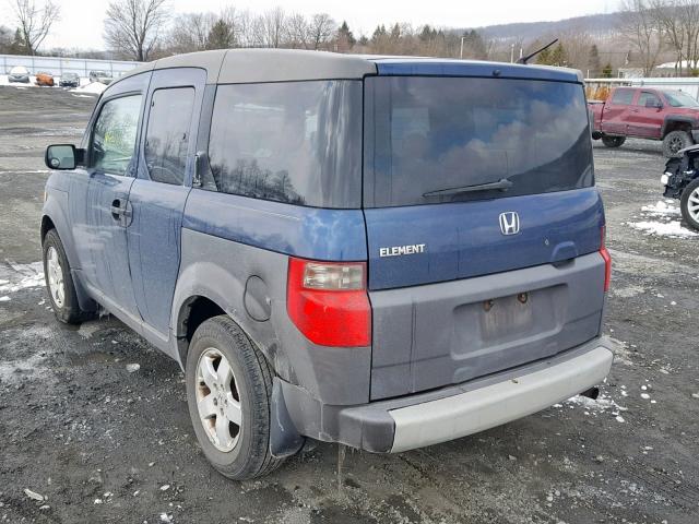 5J6YH28513L001792 - 2003 HONDA ELEMENT EX BLUE photo 3