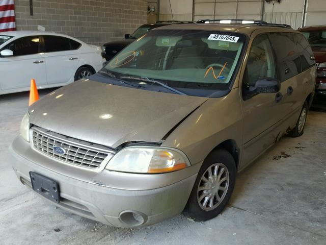 2FMZA51411BB79471 - 2001 FORD WINDSTAR BEIGE photo 2