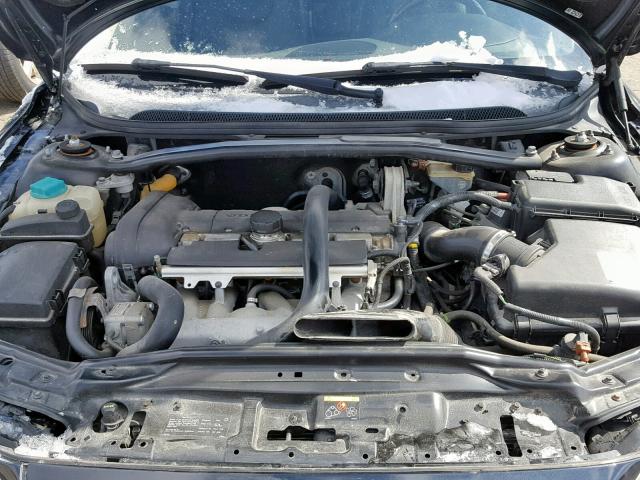 YV1RS592972620101 - 2007 VOLVO S60 2.5T BLACK photo 7