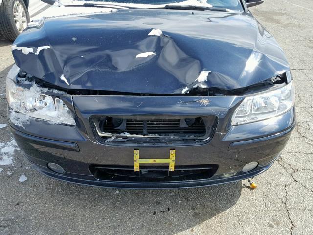 YV1RS592972620101 - 2007 VOLVO S60 2.5T BLACK photo 9