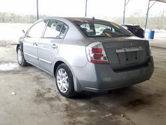 3N1AB6AP9AL659442 - 2010 NISSAN SENTRA 2.0 GRAY photo 3