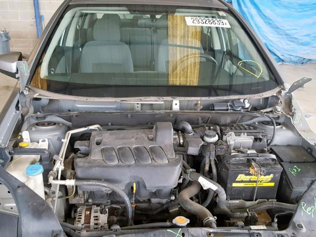 3N1AB6AP9AL659442 - 2010 NISSAN SENTRA 2.0 GRAY photo 7