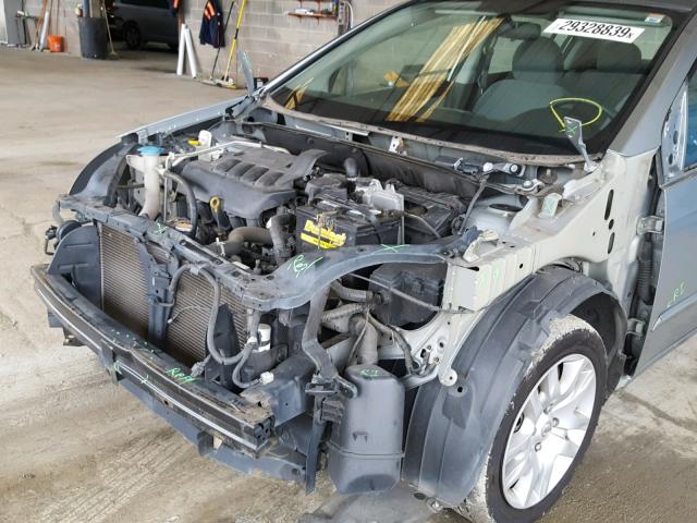 3N1AB6AP9AL659442 - 2010 NISSAN SENTRA 2.0 GRAY photo 9