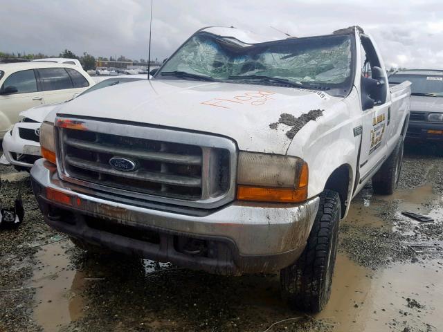 1FTSF31F1YEC30186 - 2000 FORD F350 SRW S WHITE photo 2