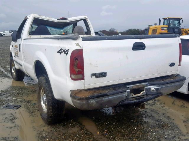 1FTSF31F1YEC30186 - 2000 FORD F350 SRW S WHITE photo 3