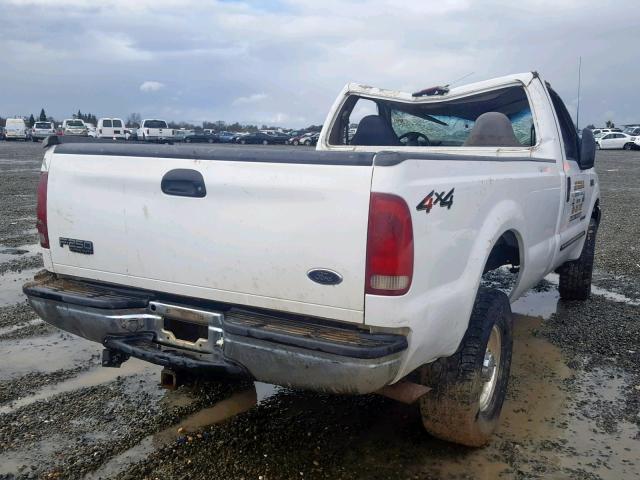 1FTSF31F1YEC30186 - 2000 FORD F350 SRW S WHITE photo 4