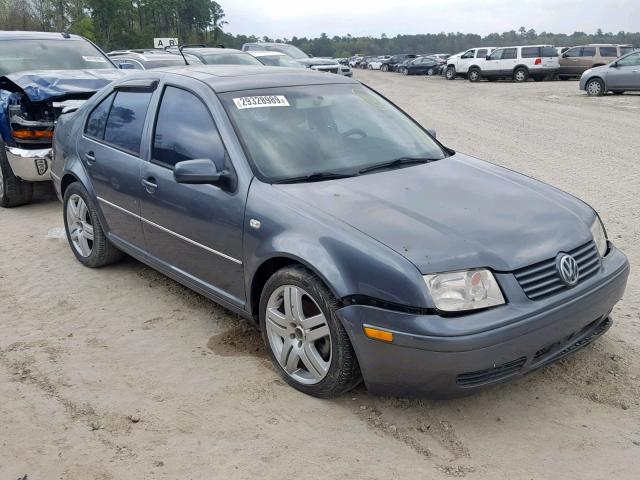 3VWSE69MX4M052254 - 2004 VOLKSWAGEN JETTA GLS GRAY photo 1