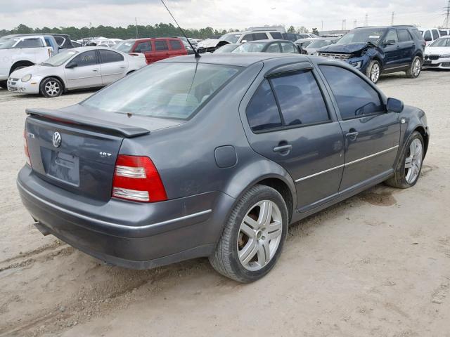 3VWSE69MX4M052254 - 2004 VOLKSWAGEN JETTA GLS GRAY photo 4