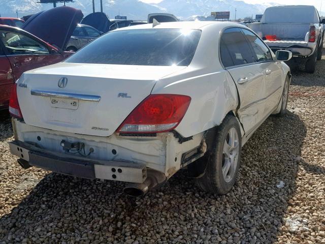 JH4KB16545C013673 - 2005 ACURA RL WHITE photo 4