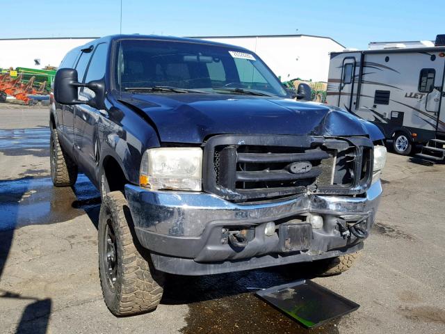 3FTSW31FX2MA19800 - 2002 FORD F350 SRW S BLUE photo 1