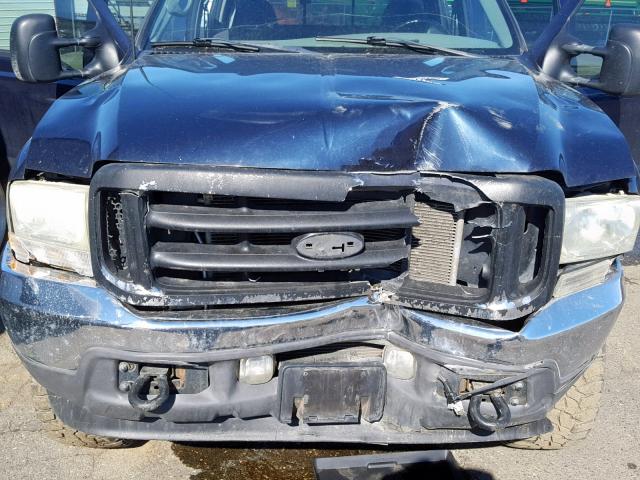 3FTSW31FX2MA19800 - 2002 FORD F350 SRW S BLUE photo 7