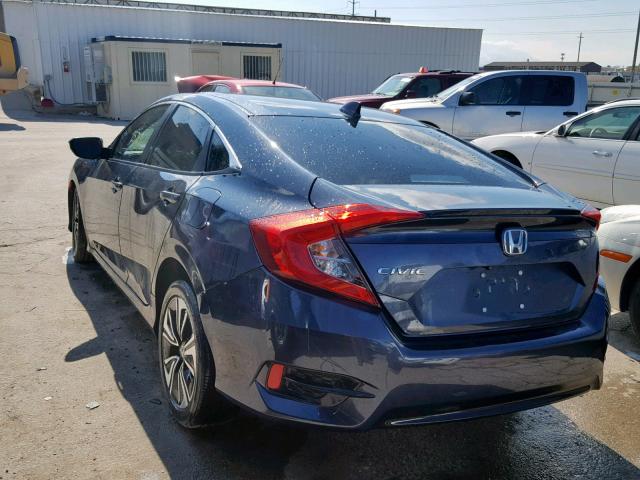 19XFC1F72HE013749 - 2017 HONDA CIVIC EXL BLUE photo 3