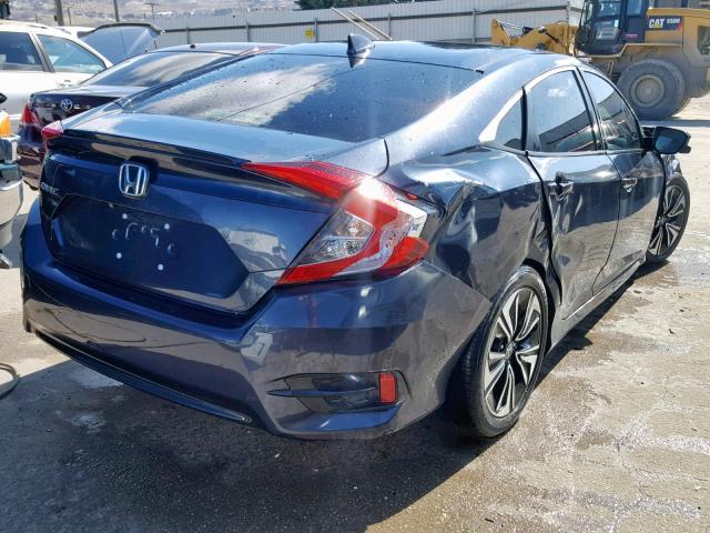 19XFC1F72HE013749 - 2017 HONDA CIVIC EXL BLUE photo 4