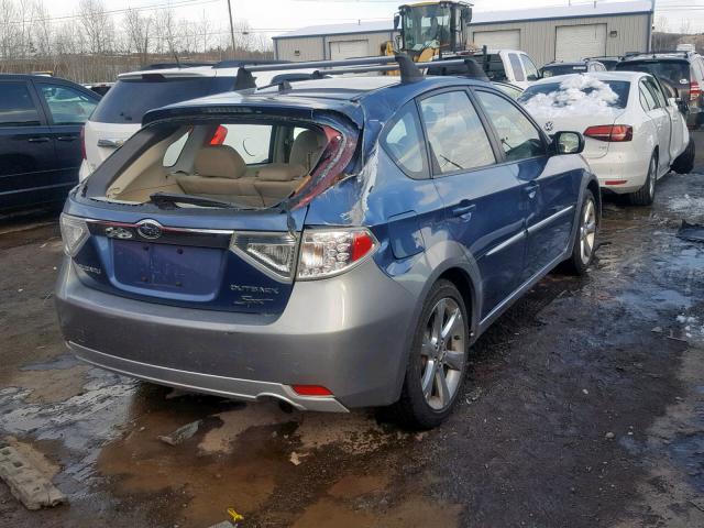 JF1GH63608G828312 - 2008 SUBARU IMPREZA OU BLUE photo 4