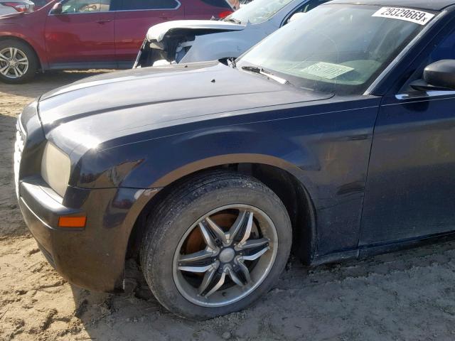 2C3KA43R57H823766 - 2007 CHRYSLER 300 BLACK photo 9