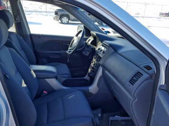 5FNYF18208B056899 - 2008 HONDA PILOT VP SILVER photo 5