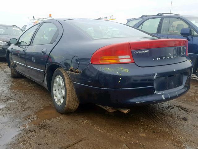 2B3HD46R92H286743 - 2002 DODGE INTREPID S Mavi foto 3