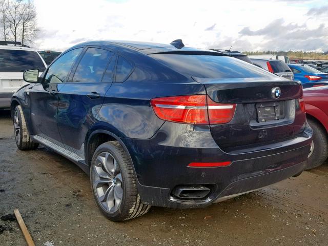 5UXFG8C51EL592539 - 2014 BMW X6 XDRIVE5 BLACK photo 3