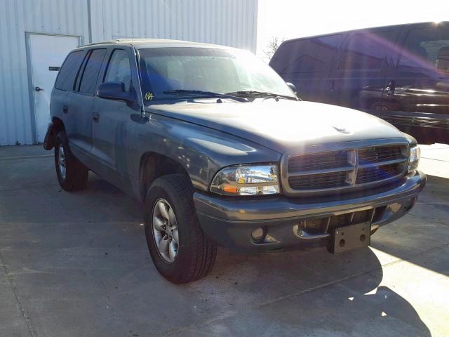 1D4HS38N93F500922 - 2003 DODGE DURANGO SP GRAY photo 1