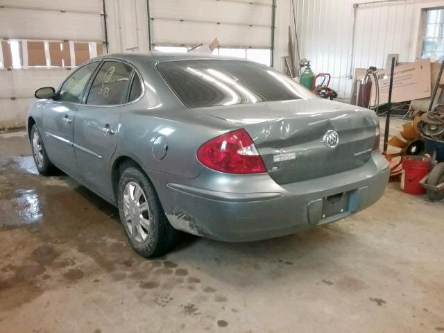 2G4WC532451322854 - 2005 BUICK LACROSSE C GREEN photo 3