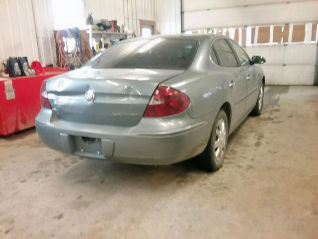 2G4WC532451322854 - 2005 BUICK LACROSSE C GREEN photo 4