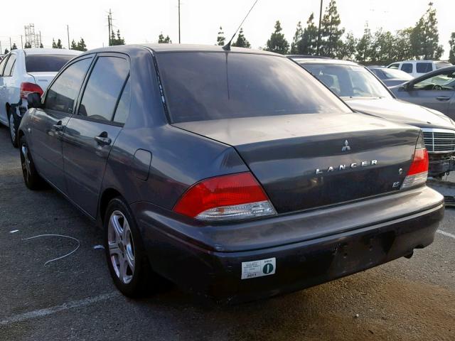 JA3AJ26E52U028984 - 2002 MITSUBISHI LANCER ES GRAY photo 3