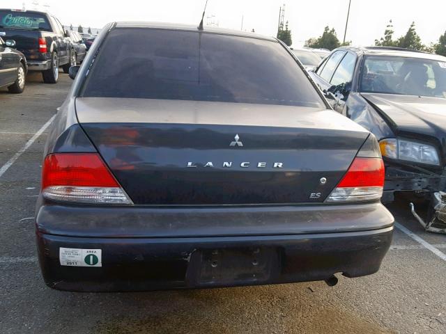 JA3AJ26E52U028984 - 2002 MITSUBISHI LANCER ES GRAY photo 9