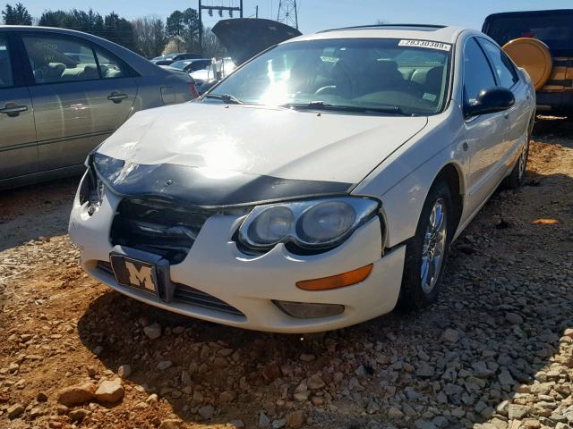 2C3HE66G01H721822 - 2001 CHRYSLER 300M WHITE photo 2