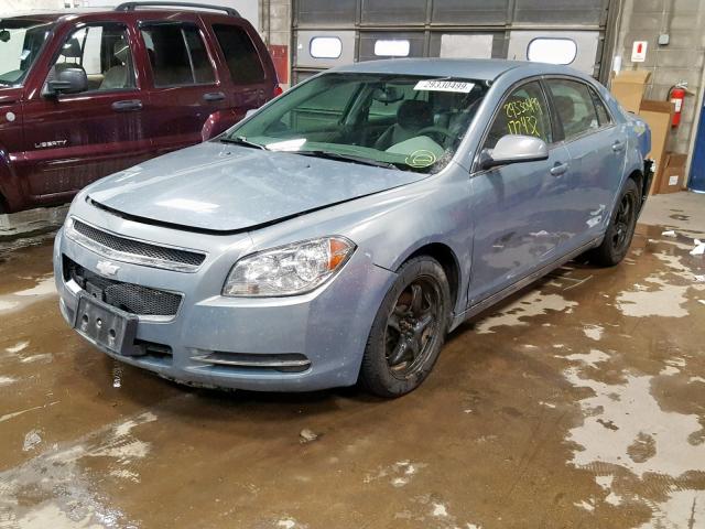 1G1ZH57B394151580 - 2009 CHEVROLET MALIBU 1LT GRAY photo 2