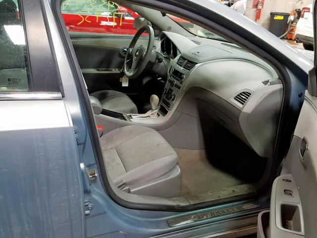 1G1ZH57B394151580 - 2009 CHEVROLET MALIBU 1LT GRAY photo 5