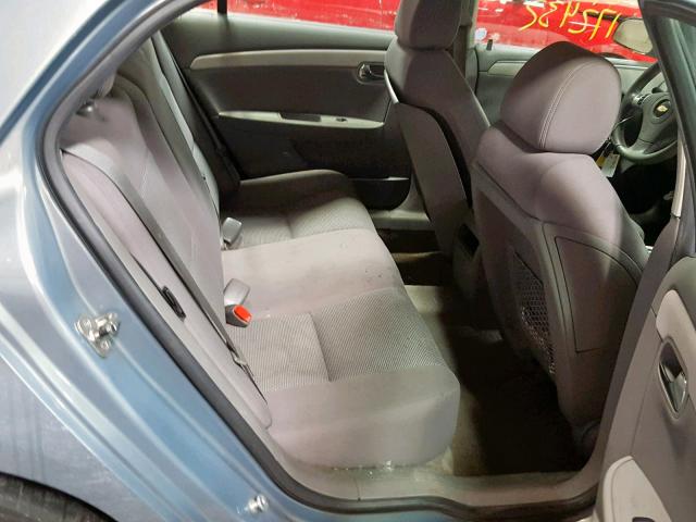 1G1ZH57B394151580 - 2009 CHEVROLET MALIBU 1LT GRAY photo 6