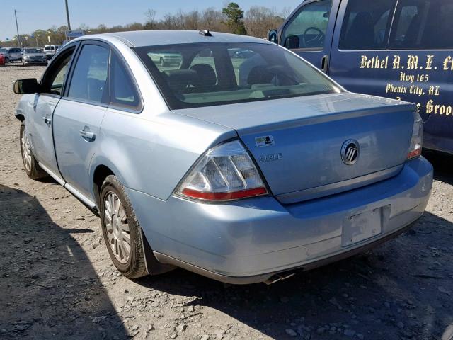 1MEHM40W08G615037 - 2008 MERCURY SABLE LUXU BLUE photo 3