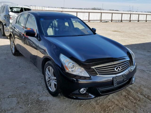 JN1CV6AR0DM759991 - 2013 INFINITI G37 BLACK photo 1