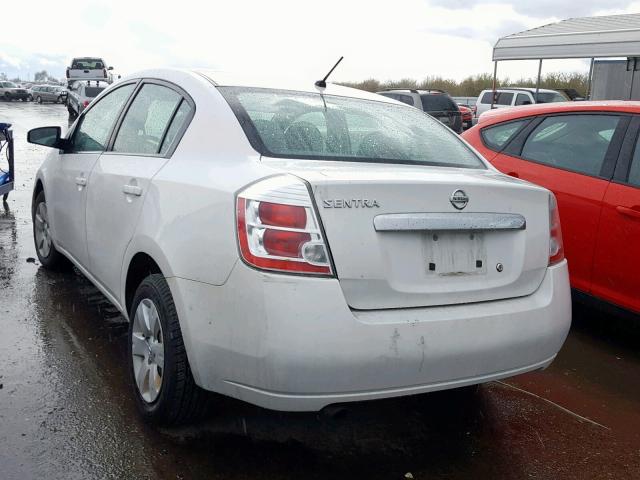 3N1AB6AP0CL729025 - 2012 NISSAN SENTRA 2.0 WHITE photo 3