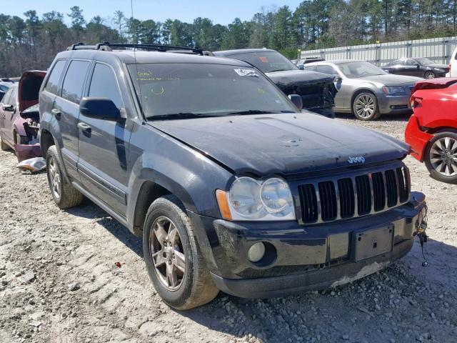 1J4HS48N25C724342 - 2005 JEEP GRAND CHER BLACK photo 1