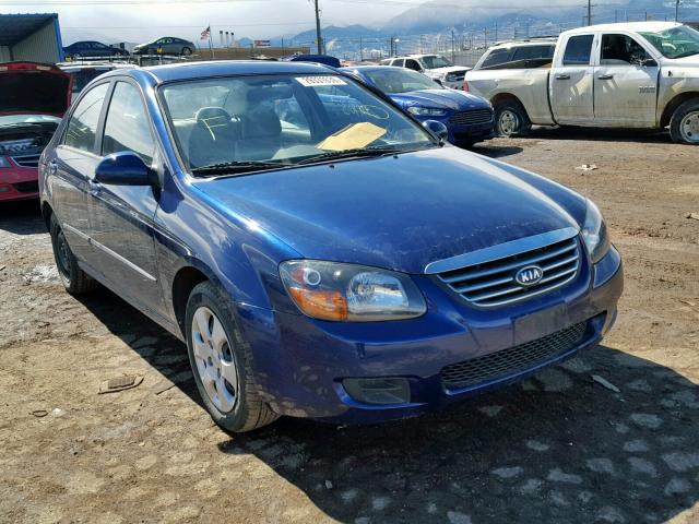 KNAFE221395637409 - 2009 KIA SPECTRA EX BLUE photo 1