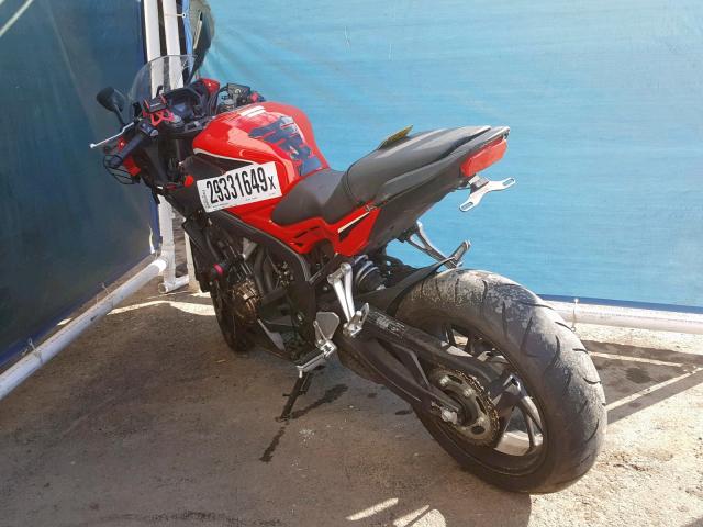 MLHRC7458J5400032 - 2018 HONDA CBR650 FA RED photo 3