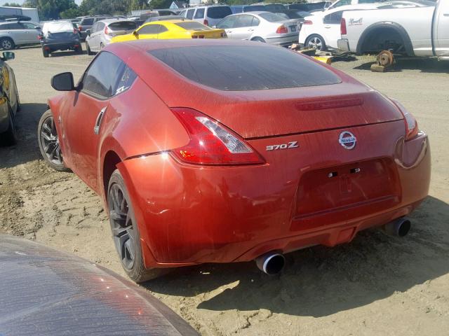 JN1AZ4EH1GM937591 - 2016 NISSAN 370Z BASE RED photo 3