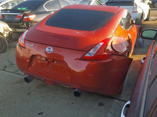 JN1AZ4EH1GM937591 - 2016 NISSAN 370Z BASE RED photo 4