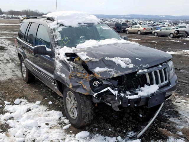 1J4GW48S64C100323 - 2004 JEEP GRAND CHER GRAY photo 1