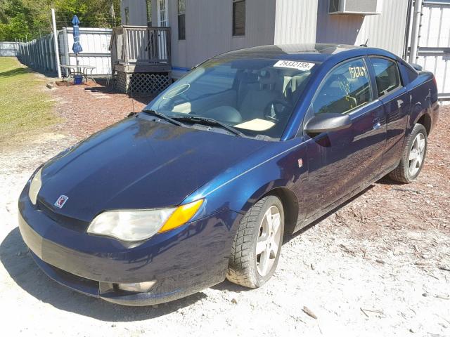 1G8AV18F77Z100018 - 2007 SATURN ION LEVEL BLUE photo 2