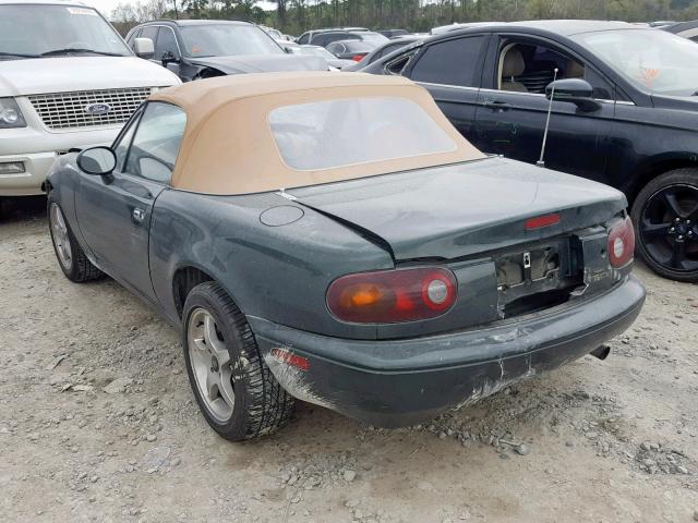 JM1NA3537V0727991 - 1997 MAZDA MX-5 MIATA GREEN photo 3