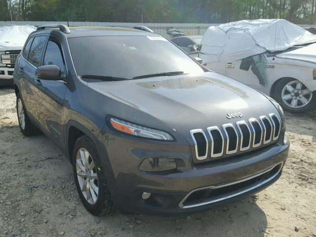 1C4PJLDB0GW216821 - 2016 JEEP CHEROKEE L GRAY photo 1